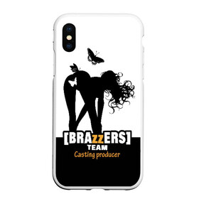 Чехол для iPhone XS Max матовый с принтом Casting-producer Brazzers team в Курске, Силикон | Область печати: задняя сторона чехла, без боковых панелей | Тематика изображения на принте: adults | brazzers | butterflies | casting | girl | inscription | logo | movies | producer | silhouette | studio | team | бабочки | братья | девушка | кастинг | логотип | надпись | продюсер | силуэт | студия | фильмы