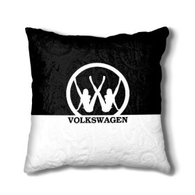 Подушка 3D с принтом Volkswagen в Курске, наволочка – 100% полиэстер, наполнитель – холлофайбер (легкий наполнитель, не вызывает аллергию). | состоит из подушки и наволочки. Наволочка на молнии, легко снимается для стирки | brand | car | german | girls | logo | silhouette | volkswagen | автомобиль | девушки | логотип | марка | немецкий | силуэт