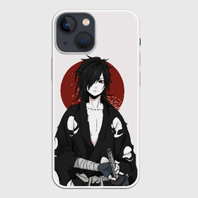 Чехол для iPhone 13 mini с принтом Дороро и Хяккимару в Курске,  |  | anime | blade | dororo | hyakkimaru | japan | katana | manga | аниме | дороро | манга | хяккимару