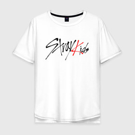 Мужская футболка хлопок Oversize с принтом STRAY KIDS BANGCHAN в Курске, 100% хлопок | свободный крой, круглый ворот, “спинка” длиннее передней части | Тематика изображения на принте: skz | stray kids | бан чан | ли ноу | скз | стрей кидс | сынмин | уджин | феликс | хан | хёджин | чанбин