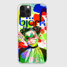 Чехол для iPhone 12 Pro с принтом Bjork в Курске, силикон | область печати: задняя сторона чехла, без боковых панелей | art pop | avant garde | biork | bjork | electronica | experimental | авантгард | арт поп | бьёрк | бьйорк | бьорк | вокал | краски | радуга | цвета | электронтка