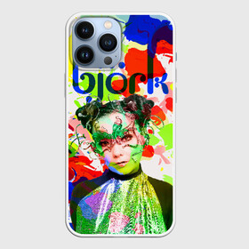 Чехол для iPhone 13 Pro Max с принтом Bjork в Курске,  |  | art pop | avant garde | biork | bjork | electronica | experimental | авантгард | арт поп | бьёрк | бьйорк | бьорк | вокал | краски | радуга | цвета | электронтка