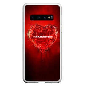 Чехол для Samsung Galaxy S10 с принтом Rammstein (сердце) в Курске, Силикон | Область печати: задняя сторона чехла, без боковых панелей | hard | metal | music | rammstein | rock | метал | метал группа | надпись | немецкая | рамштайн | рок | сердце | тилль линдеманн