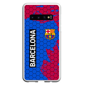 Чехол для Samsung Galaxy S10 с принтом BARCELONA в Курске, Силикон | Область печати: задняя сторона чехла, без боковых панелей | barca | barsa | barselona | fc barcelona | leo messi | neimar | neymar | барселона | лионель месси | неймар | нэмар | футбол.