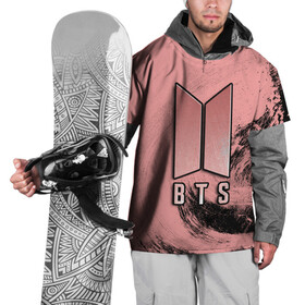Накидка на куртку 3D с принтом BTS PINK в Курске, 100% полиэстер |  | Тематика изображения на принте: army | bangtan boys | beyond the scene | bts | k pop | kpop | love yourself | бтс | к поп