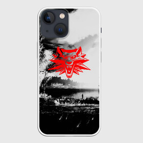 Чехол для iPhone 13 mini с принтом ВЕДЬМАК в Курске,  |  | cd projekt red | ciri | game | geralt | geralt of rivia | gwynbleidd | the witcher | the witcher 3: wild hunt | ведьмак | ведьмак 3: дикая охота | геральт | геральт из ривии | цири | цирилла