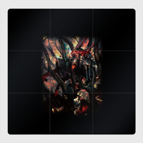 Магнитный плакат 3Х3 с принтом Overlord (4) в Курске, Полимерный материал с магнитным слоем | 9 деталей размером 9*9 см | anime | king | manga | overlord | аинз оал гоун | альбедо | аниме | манга | оверлорд | повелитель