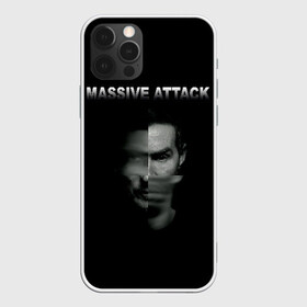 Чехол для iPhone 12 Pro с принтом Massive attack в Курске, силикон | область печати: задняя сторона чехла, без боковых панелей | Тематика изображения на принте: 100 suns | dance | electronic | masive atack | masive attack | mezannine | one point six | tricky | trip hop | triphop | мэссив аттак