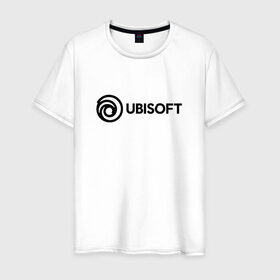 Мужская футболка хлопок с принтом Ubisoft в Курске, 100% хлопок | прямой крой, круглый вырез горловины, длина до линии бедер, слегка спущенное плечо. | ubisoft | игра | игры