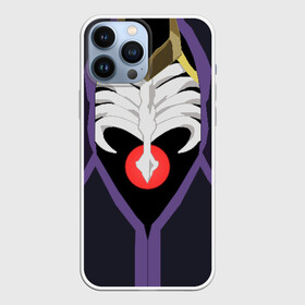 Чехол для iPhone 13 Pro Max с принтом Overlord Momonga в Курске,  |  | anime | costume | momonga | overlord | альбедо | аниме | злодей | клементина | костюм | костюм момонга | магия | мантия | момонга | набэ | оверлорд | сериал | скелет | темный лорд | ужас | хоррор | шалтир