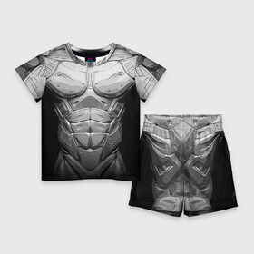 Детский костюм с шортами 3D с принтом Crysis Экзоскелет в Курске,  |  | crysis | style | бронь | броня | внешность | доспехи | костюм | крайзис | крайсис | кризис | крисис | мышцы | облик | пресс | робот | скин | тело | титан | торс | экзоскелет