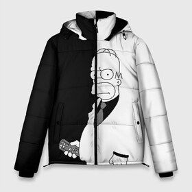 Мужская зимняя куртка 3D с принтом Гомер Симпсон в Курске, верх — 100% полиэстер; подкладка — 100% полиэстер; утеплитель — 100% полиэстер | длина ниже бедра, свободный силуэт Оверсайз. Есть воротник-стойка, отстегивающийся капюшон и ветрозащитная планка. 

Боковые карманы с листочкой на кнопках и внутренний карман на молнии. | Тематика изображения на принте: homer simpson | simpsons | гомер симпсон | симпсоны