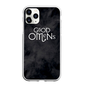 Чехол для iPhone 11 Pro матовый с принтом GOOD OMENS (КРЫЛЬЯ) в Курске, Силикон |  | good omens | благие знамения | терри пратчетт