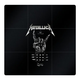 Магнитный плакат 3Х3 с принтом Metallica в Курске, Полимерный материал с магнитным слоем | 9 деталей размером 9*9 см | 