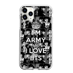 Чехол для iPhone 11 Pro матовый с принтом I am army and I lover BTS в Курске, Силикон |  | bangtan boys | beyond the scene | boyband | boys | bts | chin | chonguk | collage | crown | edm | flowers | hip hop | jimin | jj hope | k pop | photo | r  b | rm | south korean | suga | wee | бойбенд | ви | джей хоуп | коллаж | корона | мальчики | с