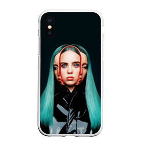 Чехол для iPhone XS Max матовый с принтом BILLIE EILISH в Курске, Силикон | Область печати: задняя сторона чехла, без боковых панелей | ayelish | bad guy | bellyache | bilie eilish | bilie elish | billie | billie eilish | eilish | electronic | elish | music | били айлиш | билли айлиш | эйлиш | элиш