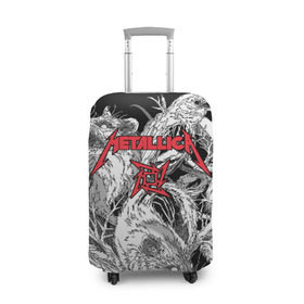 Чехол для чемодана 3D с принтом Metallica в Курске, 86% полиэфир, 14% спандекс | двустороннее нанесение принта, прорези для ручек и колес | american | angry | emblem | james hetfield | kirk hammett | la | live | logo | metal band | metallica | rats | ravens | zombies | американская | вороны | джеймс хетфилд | живые | злые | зомби | кирк хэмметт | крысы | ларс ульрих | логотип | мета