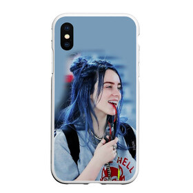 Чехол для iPhone XS Max матовый с принтом BILLIE EILISH в Курске, Силикон | Область печати: задняя сторона чехла, без боковых панелей | ayelish | bad guy | bellyache | bilie eilish | bilie elish | billie | billie eilish | eilish | electronic | elish | music | били айлиш | билли айлиш | эйлиш | элиш