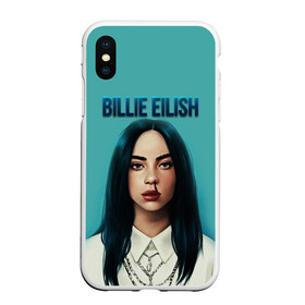 Чехол для iPhone XS Max матовый с принтом BILLIE EILISH в Курске, Силикон | Область печати: задняя сторона чехла, без боковых панелей | ayelish | bad guy | bellyache | bilie eilish | bilie elish | billie | billie eilish | eilish | electronic | elish | music | били айлиш | билли айлиш | эйлиш | элиш