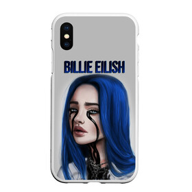 Чехол для iPhone XS Max матовый с принтом BILLIE EILISH в Курске, Силикон | Область печати: задняя сторона чехла, без боковых панелей | ayelish | bad guy | bellyache | bilie eilish | bilie elish | billie | billie eilish | eilish | electronic | elish | music | били айлиш | билли айлиш | эйлиш | элиш