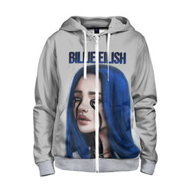 Детская толстовка 3D на молнии с принтом BILLIE EILISH в Курске, 100% полиэстер |  манжеты и пояс оформлены широкой мягкой резинкой, двухслойный капюшон со шнурком для регулировки, спереди карманы и застежка-молния
 | ayelish | bad guy | bellyache | bilie eilish | bilie elish | billie | billie eilish | eilish | electronic | elish | music | били айлиш | билли айлиш | эйлиш | элиш