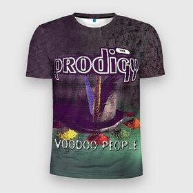 Мужская футболка 3D спортивная с принтом The Prodigy в Курске, 100% полиэстер с улучшенными характеристиками | приталенный силуэт, круглая горловина, широкие плечи, сужается к линии бедра | Тематика изображения на принте: prodigy | voodoo people | продиджи