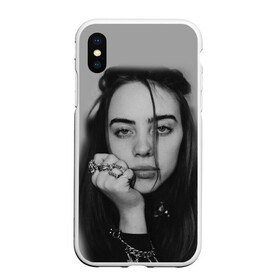 Чехол для iPhone XS Max матовый с принтом BILLIE EILISH в Курске, Силикон | Область печати: задняя сторона чехла, без боковых панелей | ayelish | bad guy | bellyache | bilie eilish | bilie elish | billie | billie eilish | eilish | electronic | elish | music | били айлиш | билли айлиш | эйлиш | элиш