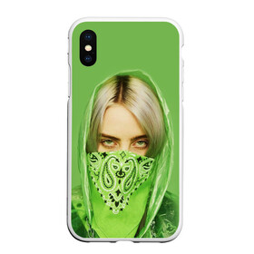 Чехол для iPhone XS Max матовый с принтом BILLIE EILISH в Курске, Силикон | Область печати: задняя сторона чехла, без боковых панелей | ayelish | bad guy | bellyache | bilie eilish | bilie elish | billie | billie eilish | eilish | electronic | elish | music | били айлиш | билли айлиш | эйлиш | элиш