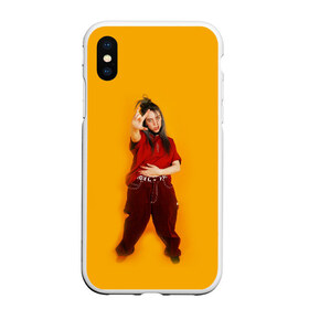 Чехол для iPhone XS Max матовый с принтом BILLIE EILISH в Курске, Силикон | Область печати: задняя сторона чехла, без боковых панелей | ayelish | bad guy | bellyache | bilie eilish | bilie elish | billie | billie eilish | eilish | electronic | elish | music | били айлиш | билли айлиш | эйлиш | элиш