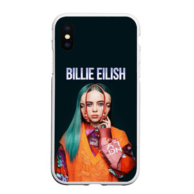 Чехол для iPhone XS Max матовый с принтом BILLIE EILISH в Курске, Силикон | Область печати: задняя сторона чехла, без боковых панелей | ayelish | bad guy | bellyache | bilie eilish | bilie elish | billie | billie eilish | eilish | electronic | elish | music | били айлиш | билли айлиш | эйлиш | элиш