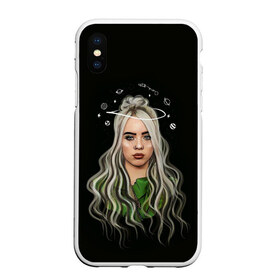 Чехол для iPhone XS Max матовый с принтом BILLIE EILISH в Курске, Силикон | Область печати: задняя сторона чехла, без боковых панелей | ayelish | bad guy | bellyache | bilie eilish | bilie elish | billie | billie eilish | eilish | electronic | elish | music | били айлиш | билли айлиш | эйлиш | элиш