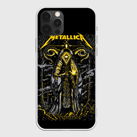 Чехол для iPhone 12 Pro Max с принтом Metallica в Курске, Силикон |  | Тематика изображения на принте: american | devil | eyes | forest | glowing | horns | james hetfield | kirk hammett | metal band | metallica | music | mysticism | night | rock | smoke | trees | американская | глаза | деревья | джеймс хетфилд | дым | дьявол | ларс у | лес | метал группа |