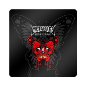 Магнит виниловый Квадрат с принтом Metallica в Курске, полимерный материал с магнитным слоем | размер 9*9 см, закругленные углы | american | butterfly | devil | fangs | james hetfield | kirk hammett | metal band | metallica | music | mystic | red | rock | skull | vampire | американская | бабочка | вампир | джеймс хетфилд | дьявол | кирк хэмметт | клыки | красная | ларс ульрих | мета