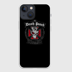 Чехол для iPhone 13 mini с принтом Five Finger Death Punch в Курске,  |  | 5fdp | ffdp | five finger | five finger death | five finger death punch | metal | rock | метал | рок