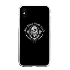 Чехол для iPhone XS Max матовый с принтом Five Finger Death Punch в Курске, Силикон | Область печати: задняя сторона чехла, без боковых панелей | 5fdp | ffdp | five finger | five finger death | five finger death punch | metal | rock | метал | рок