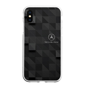 Чехол для iPhone XS Max матовый с принтом Mercedes в Курске, Силикон | Область печати: задняя сторона чехла, без боковых панелей | amg | mercedes | авто | автомобиль | иномарка | логотип | машина | мерседес | текстура