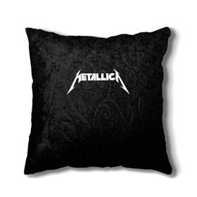 Подушка 3D с принтом METALLICA (НА СПИНЕ) в Курске, наволочка – 100% полиэстер, наполнитель – холлофайбер (легкий наполнитель, не вызывает аллергию). | состоит из подушки и наволочки. Наволочка на молнии, легко снимается для стирки | lindemann | lm | rammstein | rock | кристиан лоренц | линдеманн | лм | музыка | рамштайн | рок | тилль линдеманн