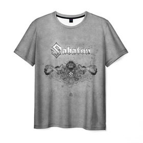 Мужская футболка 3D с принтом Sabaton в Курске, 100% полиэфир | прямой крой, круглый вырез горловины, длина до линии бедер | metal | rock | sabaton | мерч | метал | рок | рок группа | рок музыка | рокер | сабатон | швеция