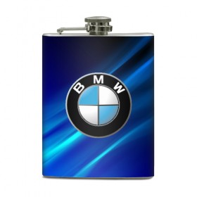 Фляга с принтом BMW (РЕДАЧ) в Курске, металлический корпус | емкость 0,22 л, размер 125 х 94 мм. Виниловая наклейка запечатывается полностью | bmw | bmw performance | m | motorsport | performance | бмв | моторспорт