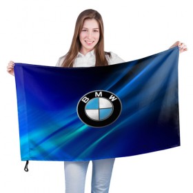 Флаг 3D с принтом BMW (РЕДАЧ) в Курске, 100% полиэстер | плотность ткани — 95 г/м2, размер — 67 х 109 см. Принт наносится с одной стороны | Тематика изображения на принте: bmw | bmw performance | m | motorsport | performance | бмв | моторспорт
