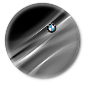 Значок с принтом BMW в Курске,  металл | круглая форма, металлическая застежка в виде булавки | bmw | bmw performance | m | motorsport | performance | бмв | моторспорт