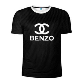 Мужская футболка 3D спортивная с принтом BENZO GANG ( CARBON ) в Курске, 100% полиэстер с улучшенными характеристиками | приталенный силуэт, круглая горловина, широкие плечи, сужается к линии бедра | bbt | benzo | benzo gang | big baby tape | carbon | ббт | бензо | карбон