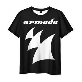 Мужская футболка 3D с принтом Armada Music в Курске, 100% полиэфир | прямой крой, круглый вырез горловины, длина до линии бедер | armada | armada music | armin | armin van buuren | van buuren
