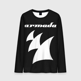 Мужской лонгслив 3D с принтом Armada Music в Курске, 100% полиэстер | длинные рукава, круглый вырез горловины, полуприлегающий силуэт | armada | armada music | armin | armin van buuren | van buuren