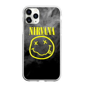 Чехол для iPhone 11 Pro матовый с принтом NIRVANA в Курске, Силикон |  | nirvana | smile | курт кобейн | нирвана | смайл