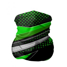 Бандана-труба 3D с принтом Зеленая краска в Курске, 100% полиэстер, ткань с особыми свойствами — Activecool | плотность 150‒180 г/м2; хорошо тянется, но сохраняет форму | абстракция | зеленая | клякса | краска | линии | минимализм | полосы | пятна | точки | яркая