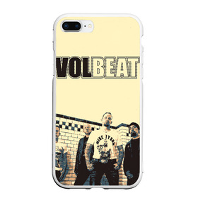 Чехол для iPhone 7Plus/8 Plus матовый с принтом Volbeat в Курске, Силикон | Область печати: задняя сторона чехла, без боковых панелей | groove metal | hardcore | psychobilly | volbeat | волбит