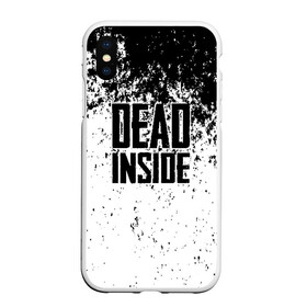 Чехол для iPhone XS Max матовый с принтом Dead Inside в Курске, Силикон | Область печати: задняя сторона чехла, без боковых панелей | dead | dota | inside | аниме | внутри | гуль | дэд | инсайд | мертвец | мертвый | токийский
