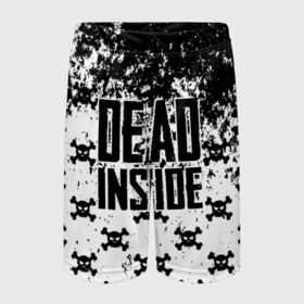 Детские спортивные шорты 3D с принтом Dead Inside в Курске,  100% полиэстер
 | пояс оформлен широкой мягкой резинкой, ткань тянется
 | Тематика изображения на принте: dead | dota | inside | аниме | внутри | гуль | дэд | инсайд | мертвец | мертвый | токийский