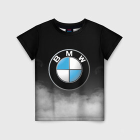 Детская футболка 3D с принтом BMW в Курске, 100% гипоаллергенный полиэфир | прямой крой, круглый вырез горловины, длина до линии бедер, чуть спущенное плечо, ткань немного тянется | bmw | bmw performance | m | motorsport | performance | бмв | моторспорт